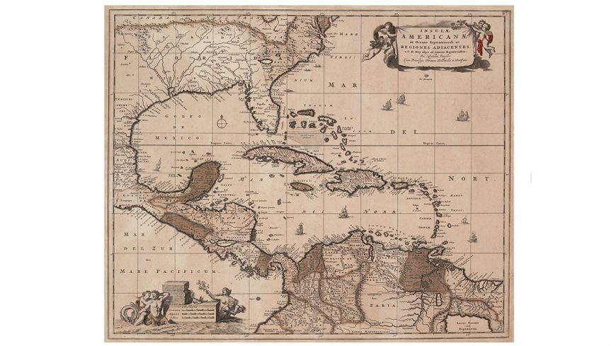 Insulae Americanae In Oceano C Mayusque Ad Lineam Aequinoctiale
