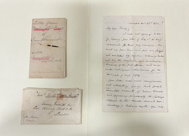 Washington Irving Letter Gifted to Historic Hudson Valley