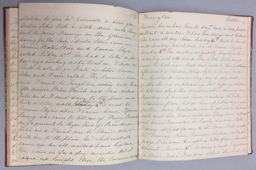 Remembering the Past in the Future A Diary of 1860s Irvington, New