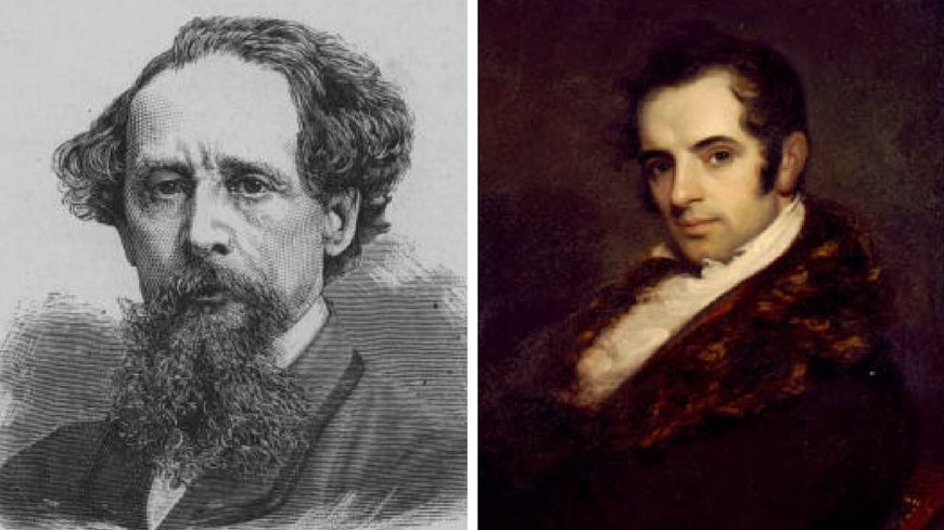 Charles Dickens and Washington Irving