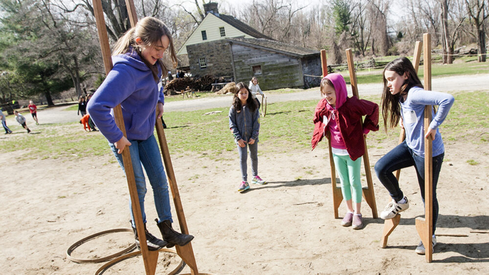 Children on stilts Children on stilts